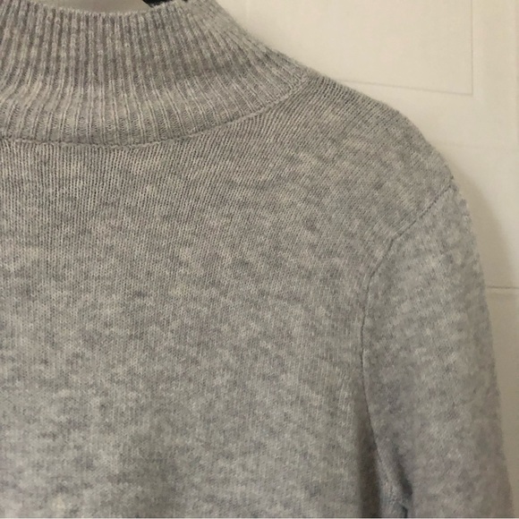 MAX STUDIO Wool Grey Turtleneck Sweater - Picture 3 of 8